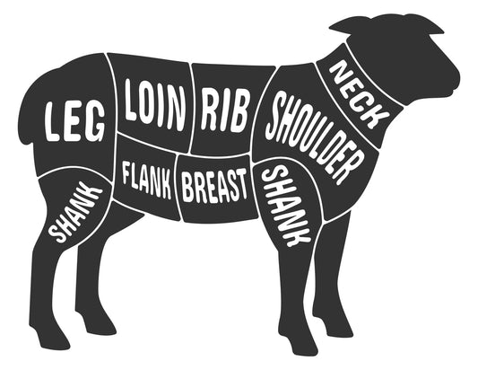 Grass fed lamb raised in beautiful Northern Michigan in our Chestnut Farm using rotational grazing. 
